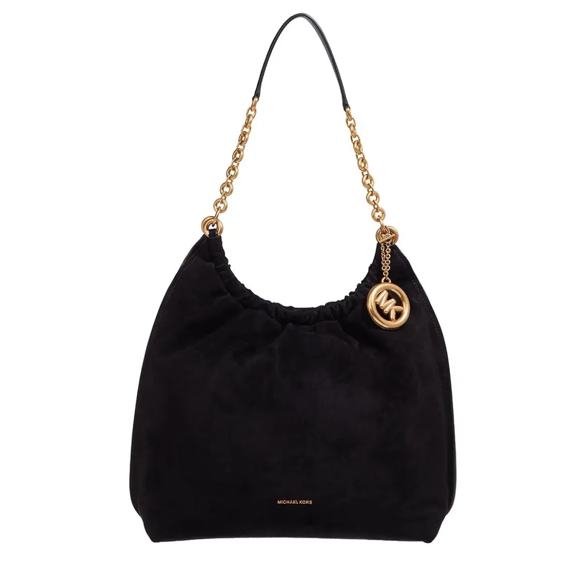 MICHAEL Michael Kors Lg Cinch Msgr Black Hobo Bag