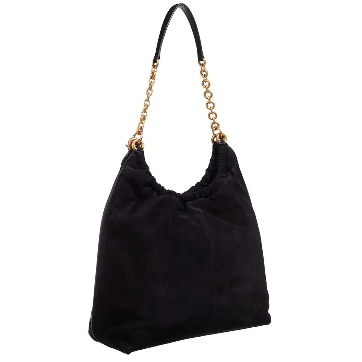 MICHAEL Michael Kors Lg Cinch Msgr Black Hobo Bag