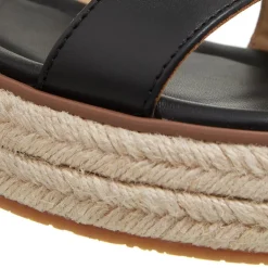 MICHAEL Michael Kors Lynn Espadrille Sandal Black Sandalen
