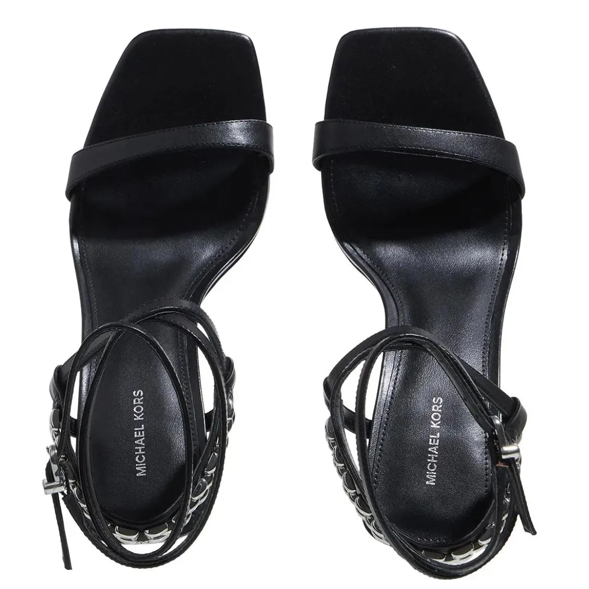 MICHAEL Michael Kors Marcia Heeled Sandal Black Sandalen