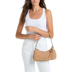 MICHAEL Michael Kors Md Chain Pouchette Peanut Schultertasche