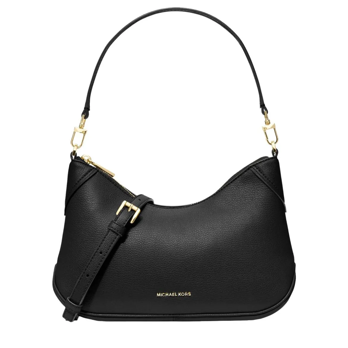 MICHAEL Michael Kors Md Conv Pouchette Xbody Black Schultertasche