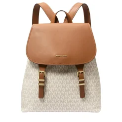 MICHAEL Michael Kors Md Flap Backpack Vanilla/acrn Rucksack