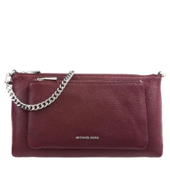 MICHAEL Michael Kors Md Pckt Conv Xbody Oxblood Crossbody Bag