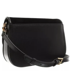MICHAEL Michael Kors Medium Saddle Messenger Black Saddle Bag