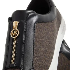 MICHAEL Michael Kors Michael Kors Kreaton Zip Slip On Brown Low-Top-Sneaker