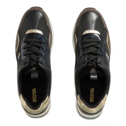 MICHAEL Michael Kors Michael Kors Raina Trainer Blk / Brown Low-Top-Sneaker