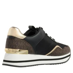 MICHAEL Michael Kors Michael Kors Raina Trainer Blk / Brown Low-Top-Sneaker