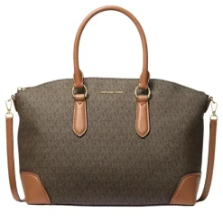 MICHAEL Michael Kors Murphy Lg Ew Dome Satchel Brn/Acorn Satchel