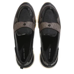MICHAEL Michael Kors Nova Loafer Blk/brown Flache Schuhe
