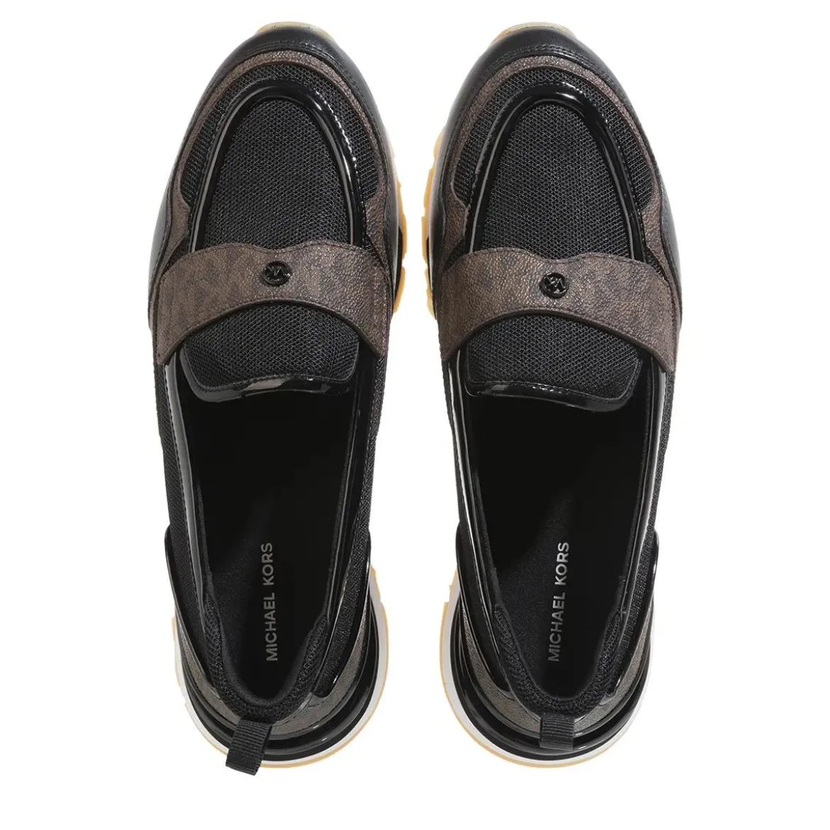 MICHAEL Michael Kors Nova Loafer Blk/brown Flache Schuhe
