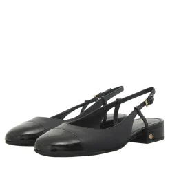 MICHAEL Michael Kors Perla Flex Sling Flat Black Ballerinas