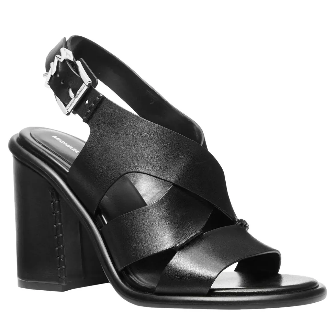 MICHAEL Michael Kors Raven Block Heeled Sandal Black Sandalen