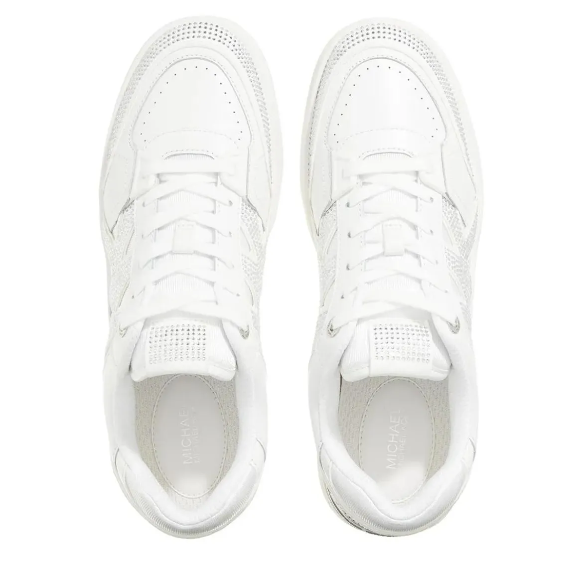 MICHAEL Michael Kors Rebel Lace Up Optic White Low-Top-Sneaker