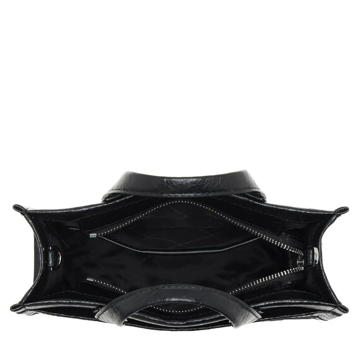 MICHAEL Michael Kors Sm Ew Msgr Black Tote