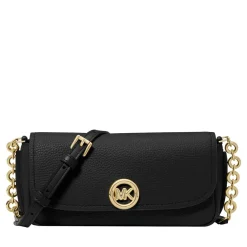 MICHAEL Michael Kors Sm Flap Chain Xbody Black Crossbody Bag