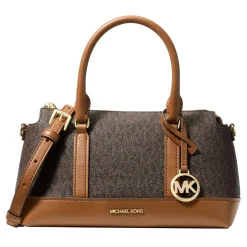MICHAEL Michael Kors Sm Tz Satchel Brn/acorn Satchel