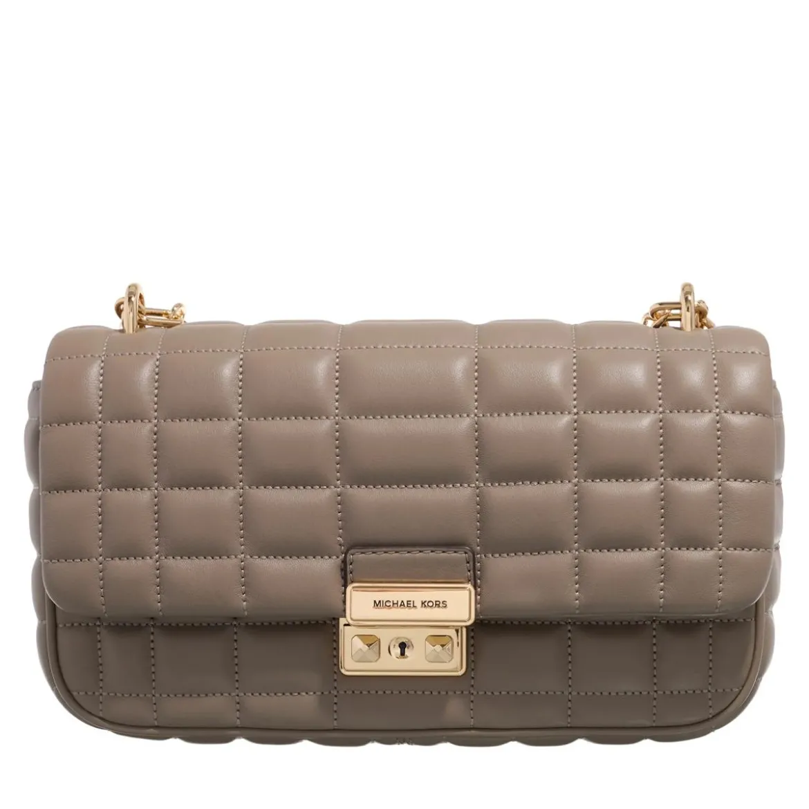 MICHAEL Michael Kors Tribeca Lg Conv Chain Shldr Birch Crossbody Bag