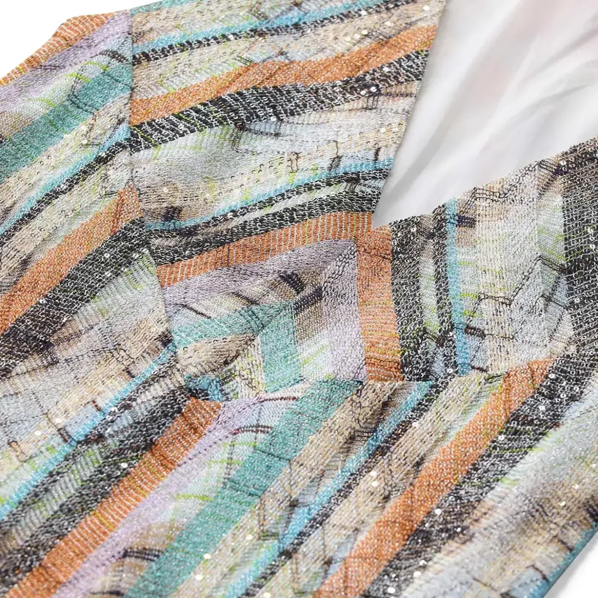 Missoni Maxikleid mit Muster mehrfarbig Maxikleid