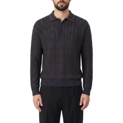 Missoni Pullover aus Wollmix blau Poloshirt