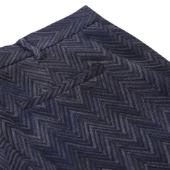 Missoni Stoffhose mit Zickzack-Muster blau Stoffhose