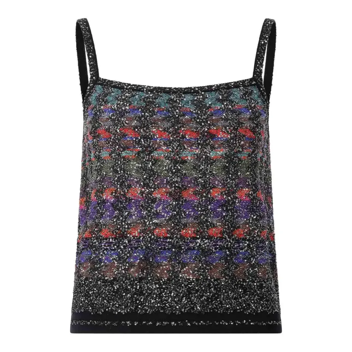 Missoni Top mit Pailletten Multicolor Top