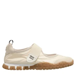 Miu Miu Tyre Ballerina Avorio Ballerinas