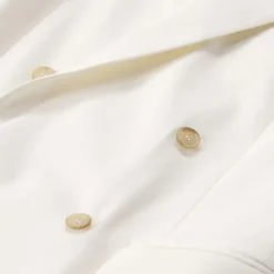 MM6 Maison Margiela Blazer aus Woll-Mix weiß Blazer