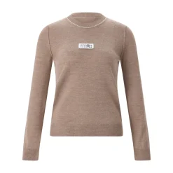 MM6 Maison Margiela Strickpullover mit Schurwolle braun T-Shirt