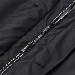 Moorer Jacke aus Materialmix blau Übergangsjacke