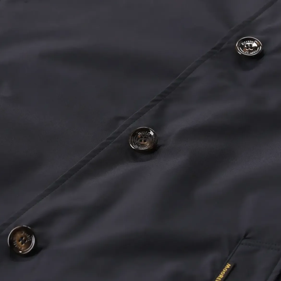 Moorer Jacke aus Materialmix blau Übergangsjacke