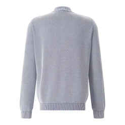Moorer Strickjacke Urbino blau Übergangsjacke