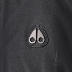 Moose Knuckles Lederjacke Toba schwarz Übergangsjacke