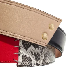 Moschino Belt Fantasia Variante unica Ledergürtel