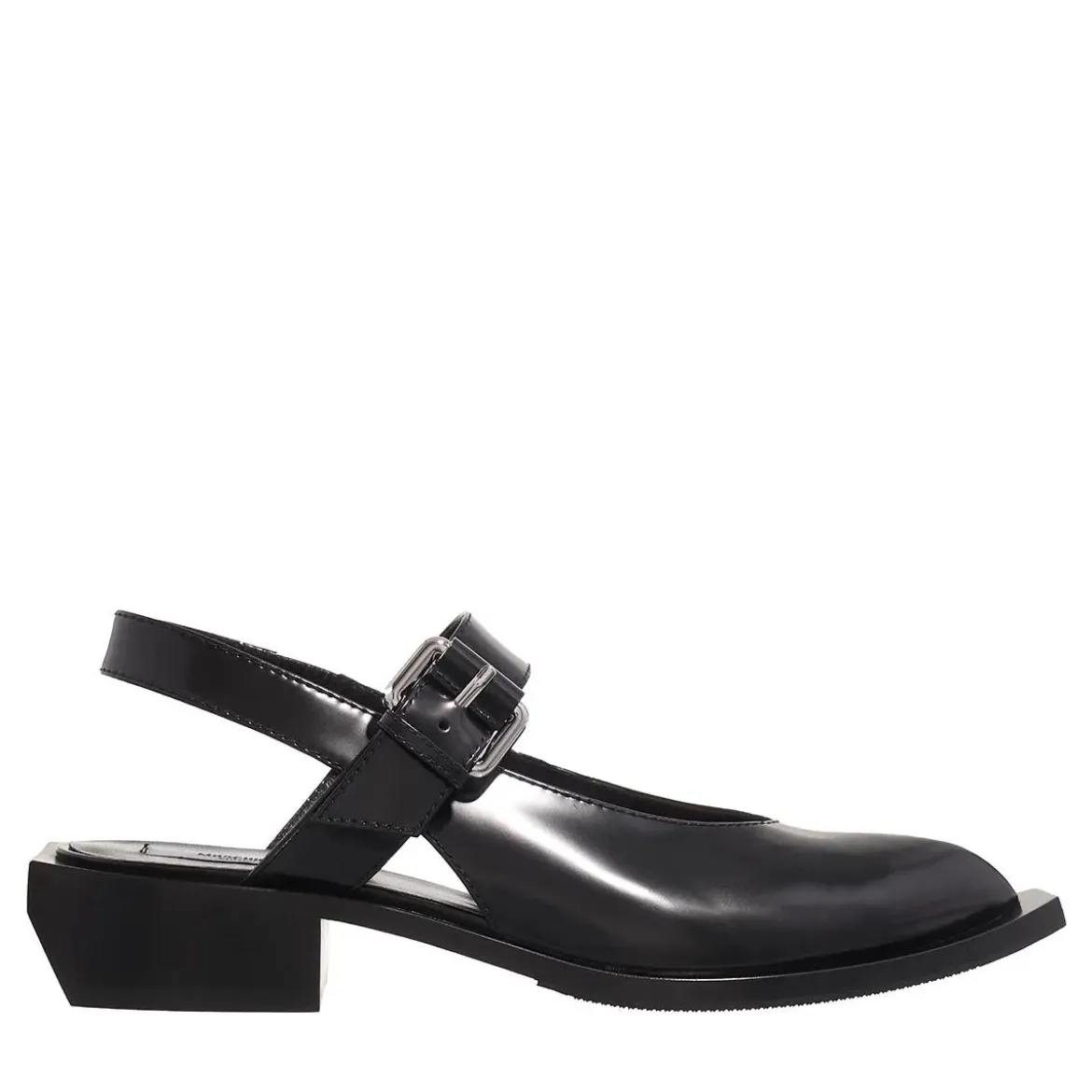 Moschino Big Buckles Nero Mary Janes