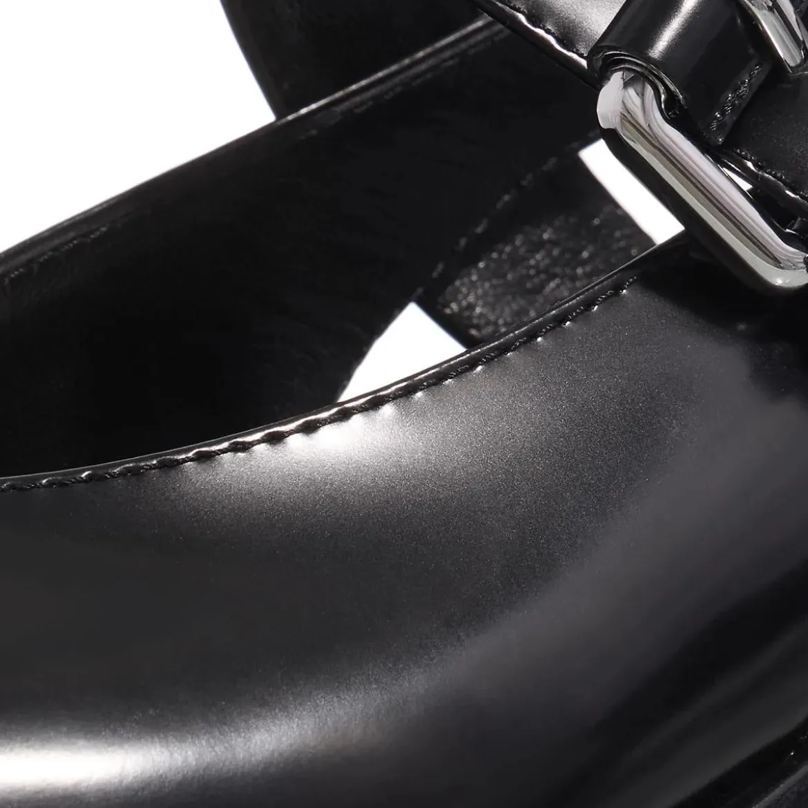 Moschino Big Buckles Nero Mary Janes