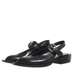 Moschino Big Buckles Nero Mary Janes