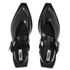 Moschino Big Buckles Nero Mary Janes