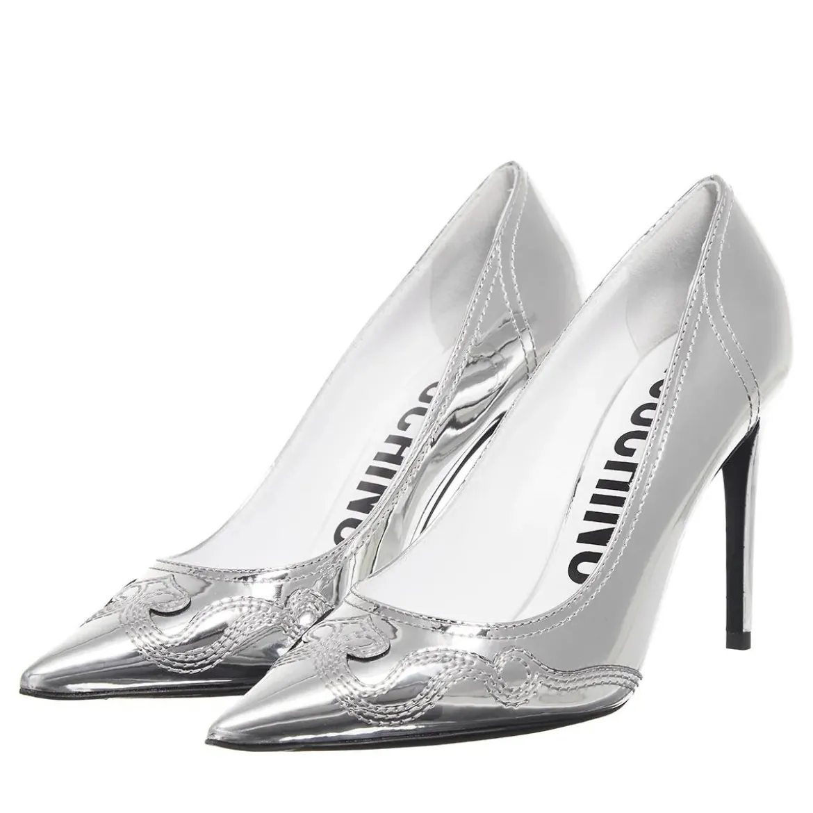 Moschino Scarpa Donna Argento Pumps