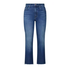 Mother Bootcut Jeans The Insider Crop Blau Bootcut-Jeans