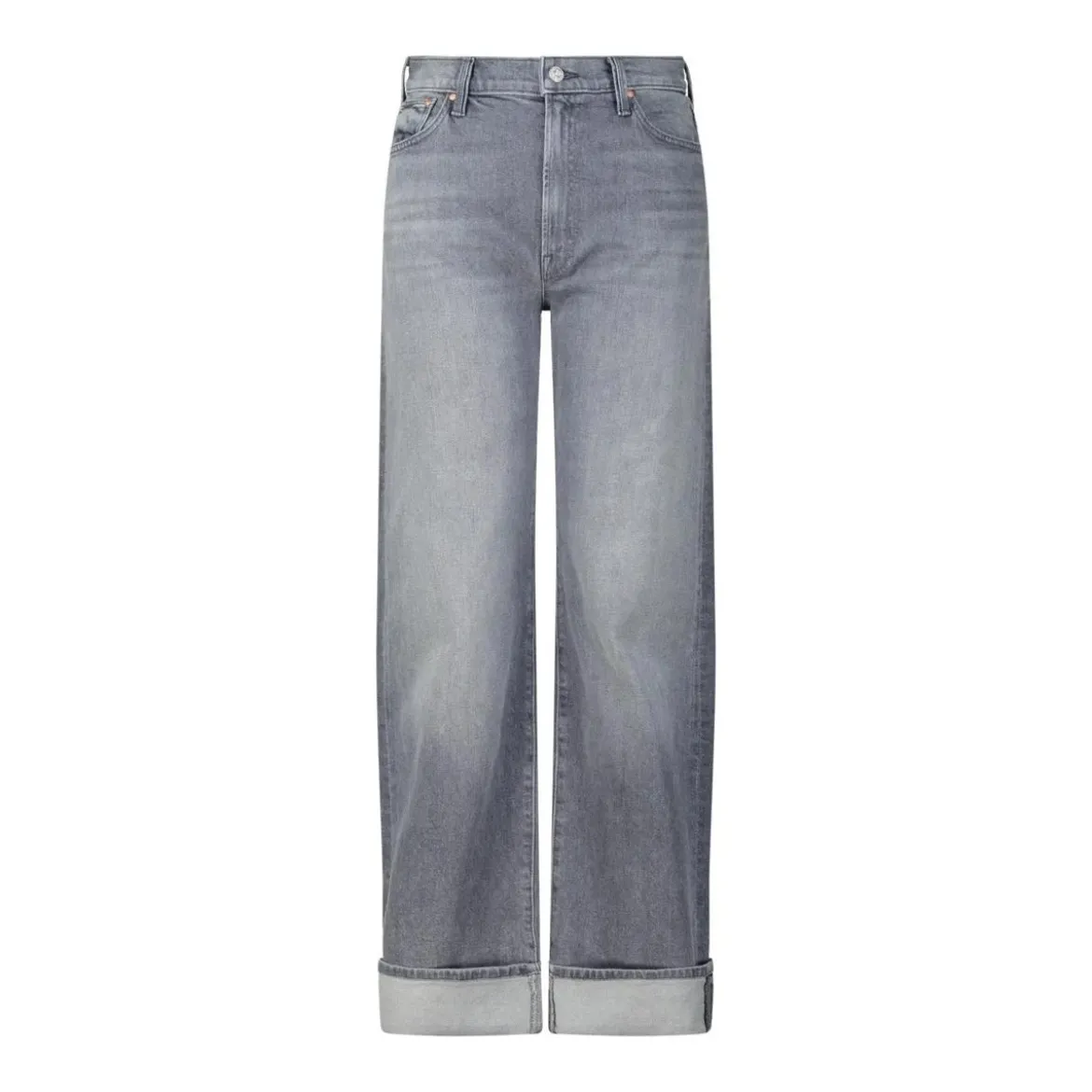 Mother Jeans The Dodger Skimp Cuff Grau Jeans