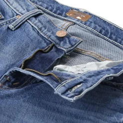 Mother Jeans The Jinx Heel blau Bootcut-Jeans