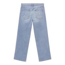 Mother Jeans The Mid Rise Rambler Zip Ankle Fray blau Jeans
