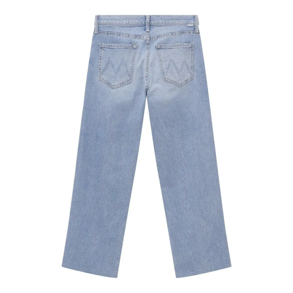 Mother Jeans The Mid Rise Rambler Zip Ankle Fray blau Jeans