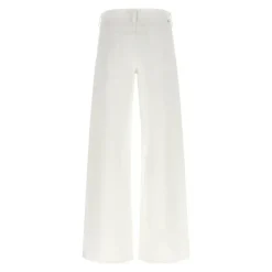 Mother Jeans The Rerun Zip Sneak weiß Jeans
