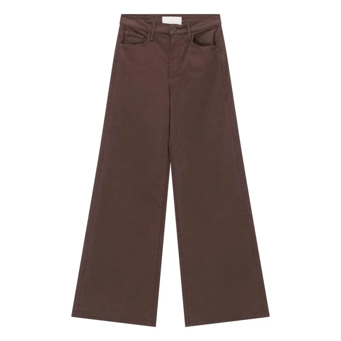 Mother Jeans The Undercover Sneak braun Wide Leg Jeans