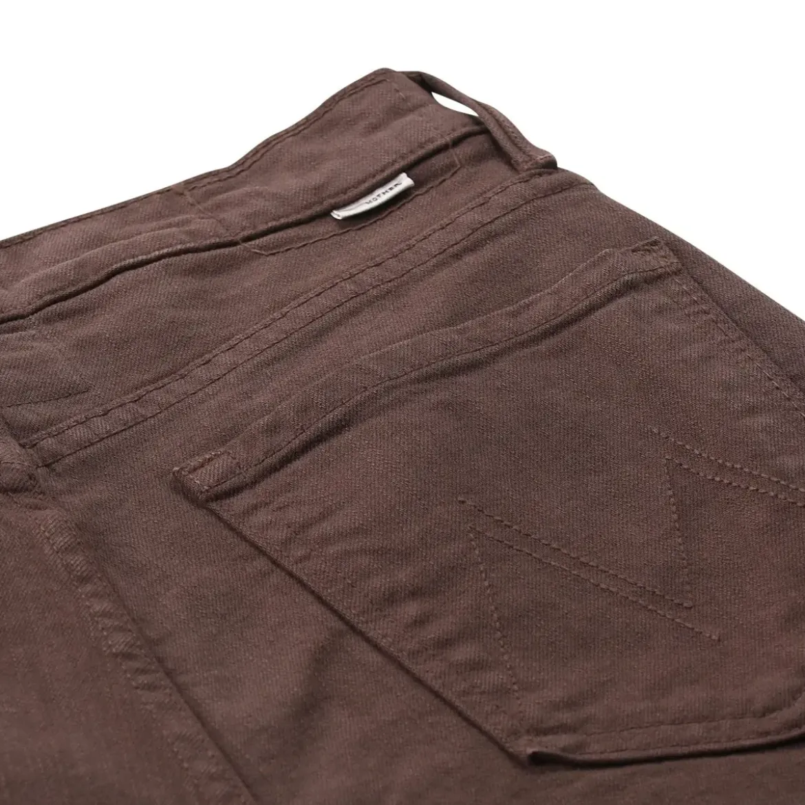 Mother Jeans The Undercover Sneak braun Wide Leg Jeans