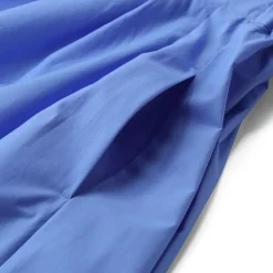 MSGM Midirock aus Baumwolle blau Midirock