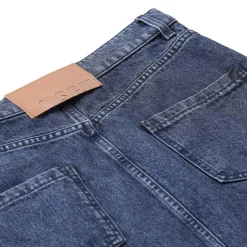 MSGM Midirock aus Denim blau Maxirock
