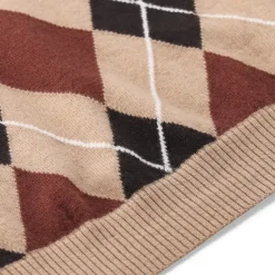 MSGM Pullover Maglia aus Merinowolle & Kaschmir braun